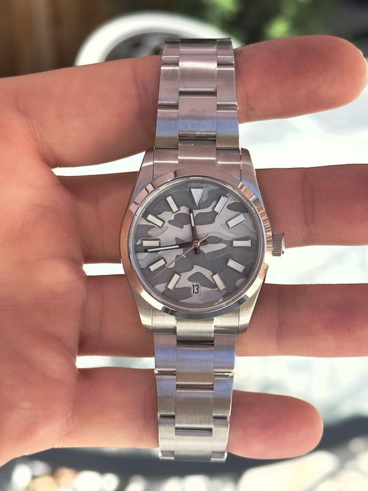 Custom Snow Camouflage Dial